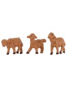 Set di 3 pecorelle per statue da 6,5 cm Fontanini Mondo Presepi