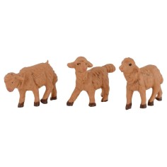 Set of 3 pecarelles for statues from 6.5 cm Fontanini 2