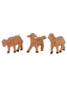 Set di 3 pecorelle per statue da 6,5 cm Fontanini Mondo Presepi
