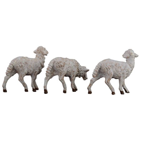 Conjunto de 3 ovejas para estatuas de 19 cm Fontanini