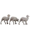 Set of 3 sheep for statues from 19 cm Fontanini