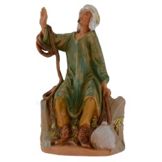 Cammeliere orientale seduto con sella 9,5 cm Fontanini Mondo 2
