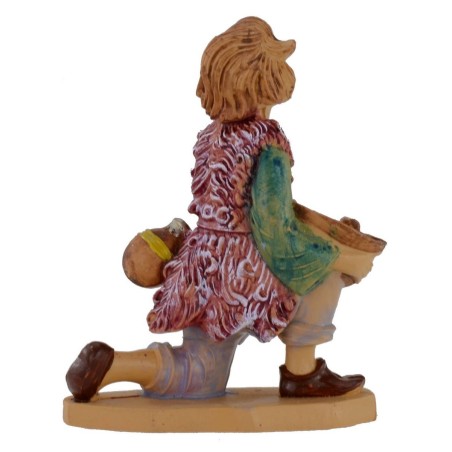 Adorant kneeling with gifts lux 12 cm in pvc