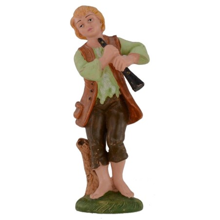 Pifferaio 12 cm in pvc Mondo Presepi