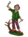 Boscaiolo con falcetto 10 cm in pvc Mondo Presepi