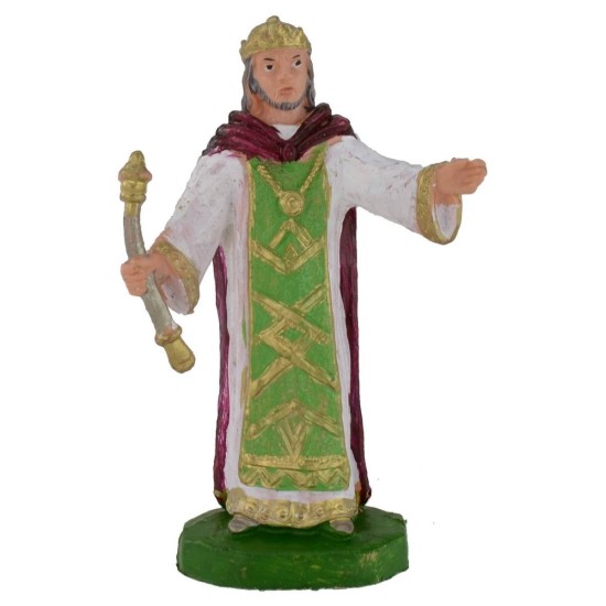 Rey Herodes 10 cm en PVC Mundo Pesebres