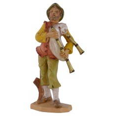 Zampognaro lux 16 cm en pvc Mundo Pesebres