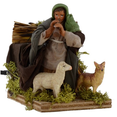 Joven flautista en movimiento serie 10 cm Mundo