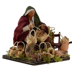 Riparatore di cesti orientale in movimento serie 14 cm Mondo 2