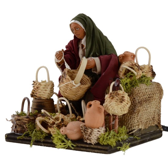 Reparador de cestas oriental en movimiento serie