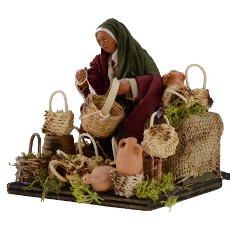 Reparador de cestas oriental en movimiento serie