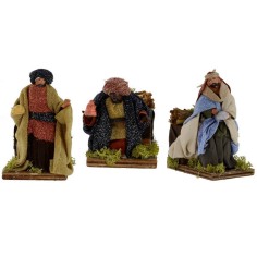 Tre Re Magi in movimento 12 cm Mondo Presepi 2