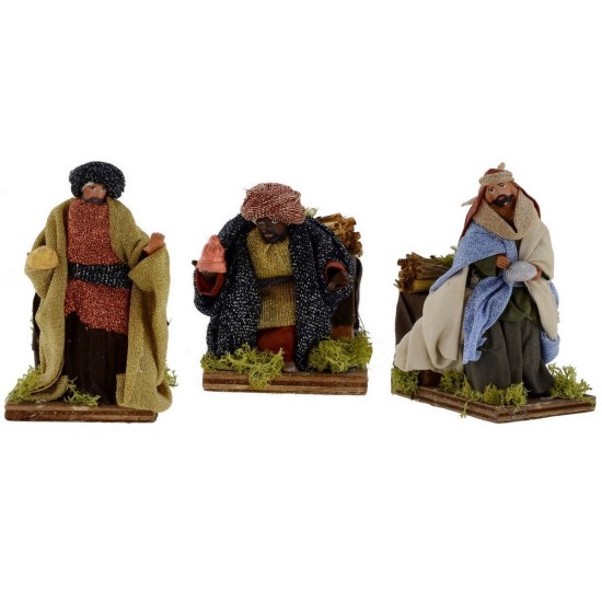 Three Magi Kings in motion 12 cm