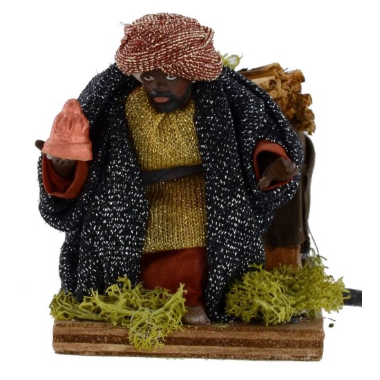 Tres Reyes Magos en movimiento 12 cm Mondo Presepi