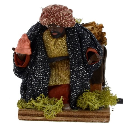 Tres Reyes Magos en movimiento 12 cm Mondo Presepi