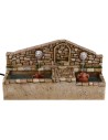 Fountain with lions at two water exits cm 30x11x16, 5 h.