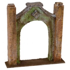 Arco d'ingresso cm 16,5x4x17 h per statue da 10 cm Mondo Presepi 2