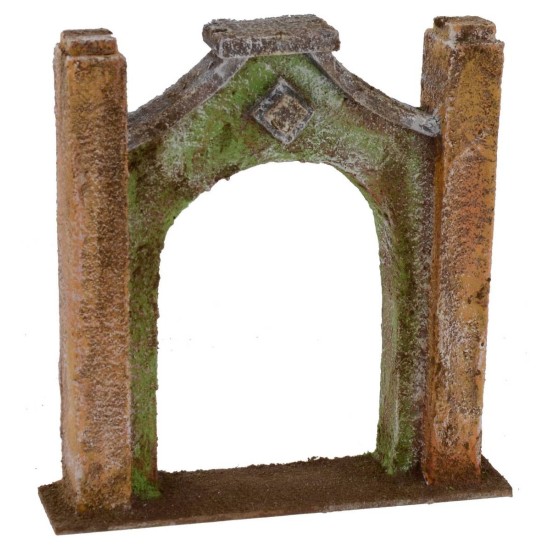 Arco de entrada cm 16,5x4x17 h para estatuas de 10 cm Mundo Pesebres