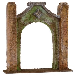 Arco de entrada cm 16,5x4x17 h para estatuas de 10 cm