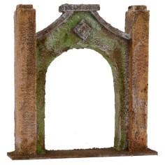 Arco d'ingresso cm 16,5x4x17 h per statue da 10 cm Mondo Presepi