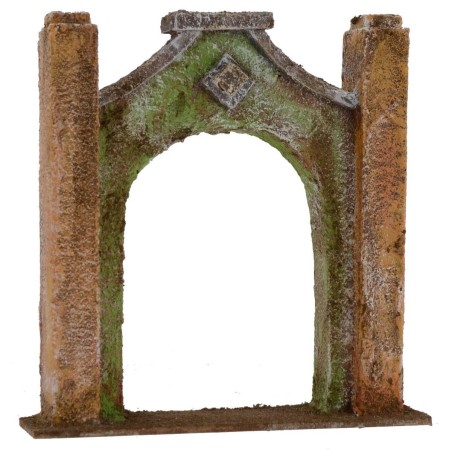 Entrance arch cm 16.5x4x17 h for 10 cm statues World Nativity