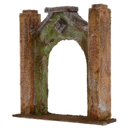 Entrance arch cm 16.5x4x17 h for 10 cm statues World Nativity