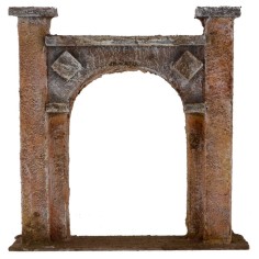 Arco de entrada cm 16,5x4x17 h para estatuas de 10 cm