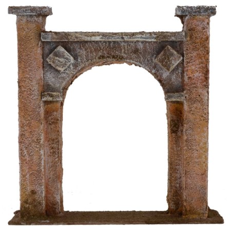 Entrance arch cm 16.5x4x17 h for 10 cm statues Mondo Presepi