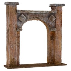 Arco d'ingresso cm 16,5x4x17 h per statue da 10 cm Mondo Presepi 2