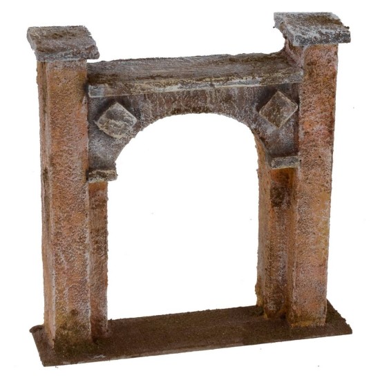 Arco de entrada cm 16,5x4x17 h para estatuas de 10 cm Mundo Belenes