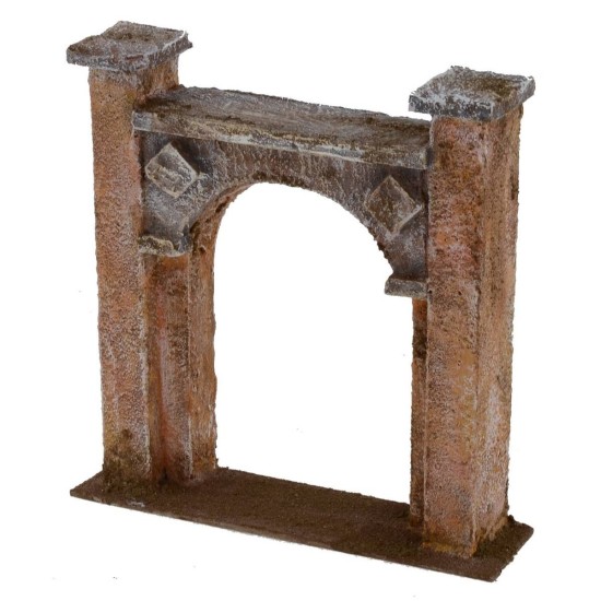 Entrance arch cm 16.5x4x17 h for 10 cm statues Mondo Presepi