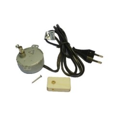 Motorreductor 220V. 4W 10 revoluciones + Polea de madera