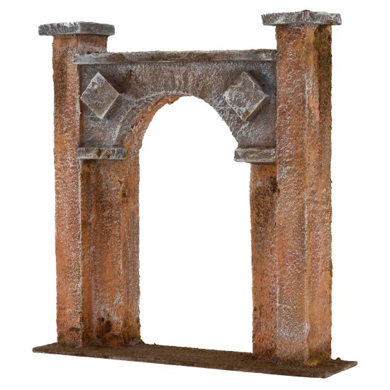 Arco de entrada de 20x4x20 cm de altura para estatuas de 12 cm.
