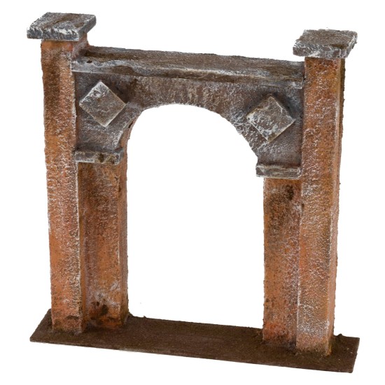 Arco de entrada de 20x4x20 cm de altura para estatuas de 12 cm.