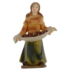 9 Cm young girl with fruit