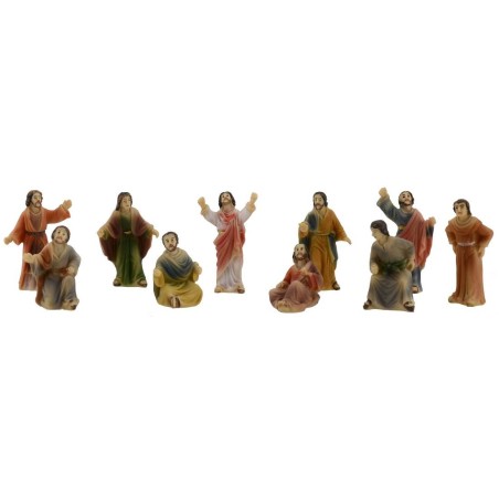 Estatua Pascual Jesús predicador entre la multitud 5 cm Mundo Pesebres