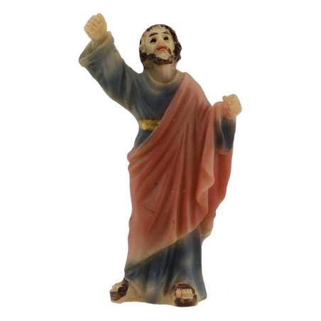 Estatua Pascual de Jesús predicador entre la multitud 5 cm