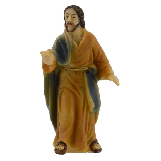 Estatua Pascual de Jesús predicador entre la multitud 5 cm