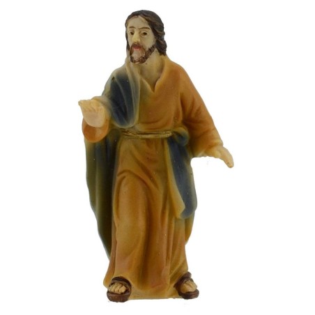 Estatua Pascual de Jesús predicador entre la multitud 5 cm
