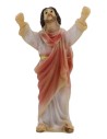 Estatua Pascual de Jesús predicador entre la multitud 5 cm