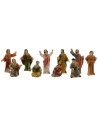 Estatua Pascual de Jesús predicador entre la multitud 5 cm