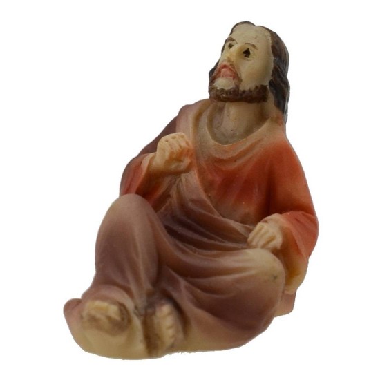 Statue of Pasquale Jesus preacher among the crowd 5 cm