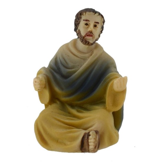 Estatua Pascual de Jesús predicador entre la multitud 5 cm