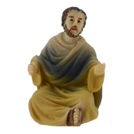 Estatua Pascual de Jesús predicador entre la multitud 5 cm