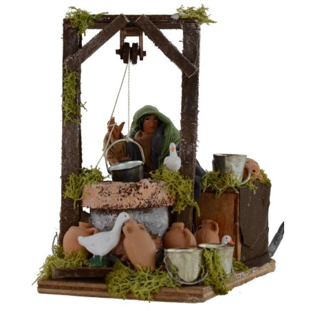 Woman at the well in series 10 cm