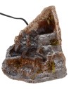 Ruscello funzionante con fontana in resina cm 17,5x19x15 h