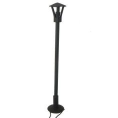 Farola de suelo para belén de 12 cm con microlámpara de 12