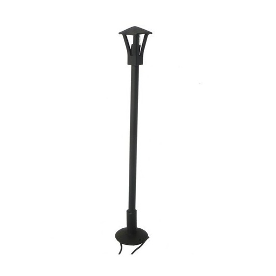 Farola de suelo para belén de 12 cm con microlámpara de 12