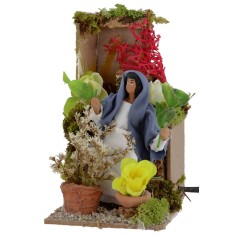 Florista en movimiento 10 cm Mundo Belenes 2