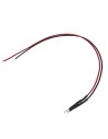 Led efecto fuego 3 mm naranja parpadeante 9-12V.